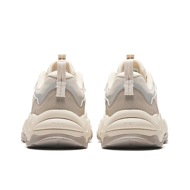 Anta Толстая подошва, удобные износостойкие легкие низкие повседневные туфли женские кроссовки Chalk-White 122438855-2