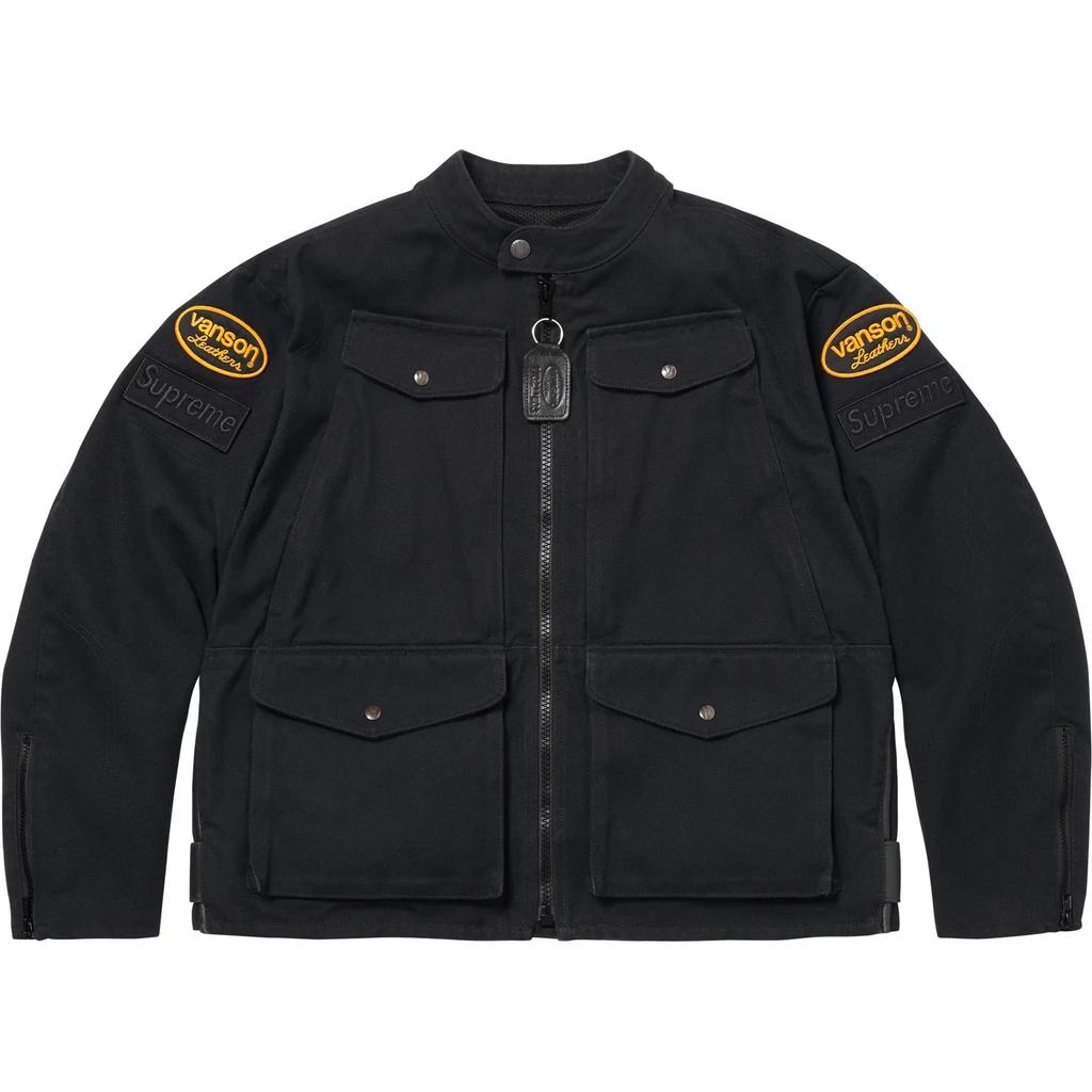 Supreme x Vanson Leathers Cordura Jacket Black