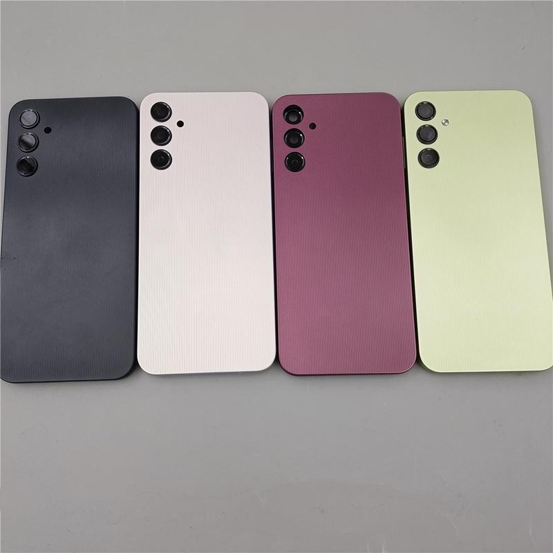 Для SAMSUNG Galaxy A14 4G A145, SM-A146B Задняя крышка корпуса из стекла для аккумулятора, Запасная часть корпуса задней двери С рамкой для объектива камеры