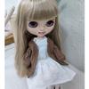 Rakulifey Blythe костюм наряд платье джемпер юбка Blythe кукла одежда Obitsu 24 универсальный 2 цвета (белый)