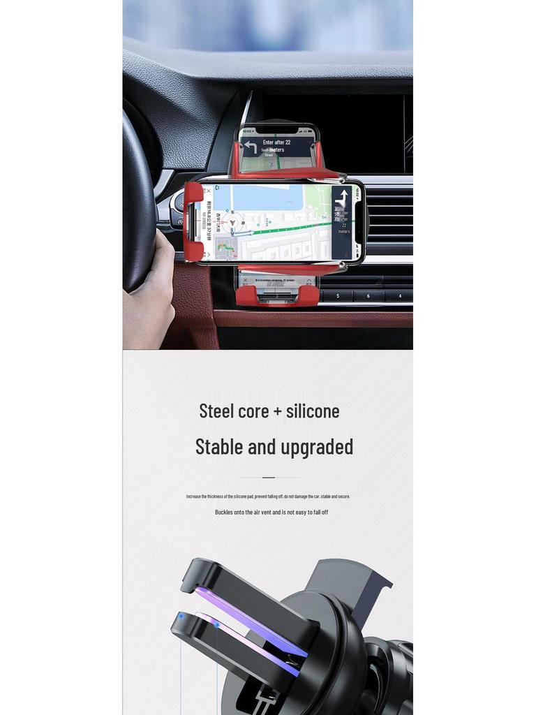 Cross-border S11 Smart Infrared Car Wireless Charger & Automatic Phone Holder