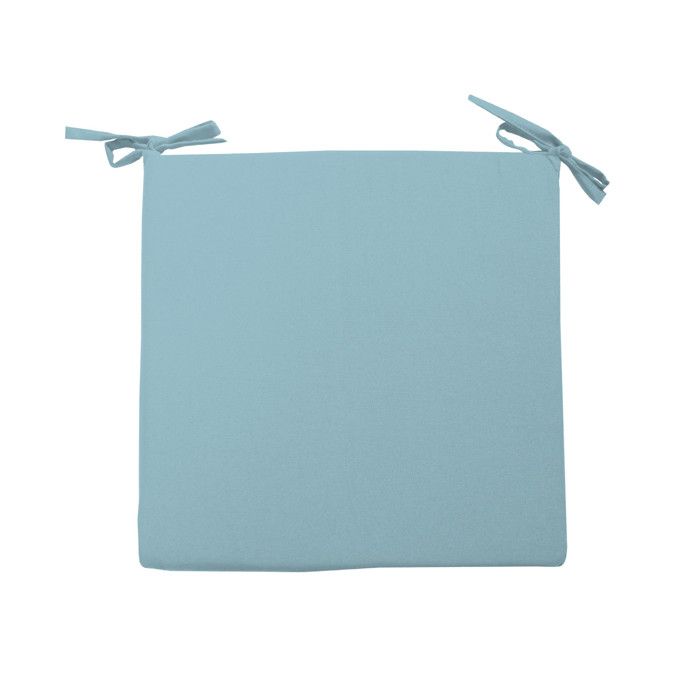 Dessus de chaise 40x40 cm ALIX bleu glacier, par Soleil d'ocre