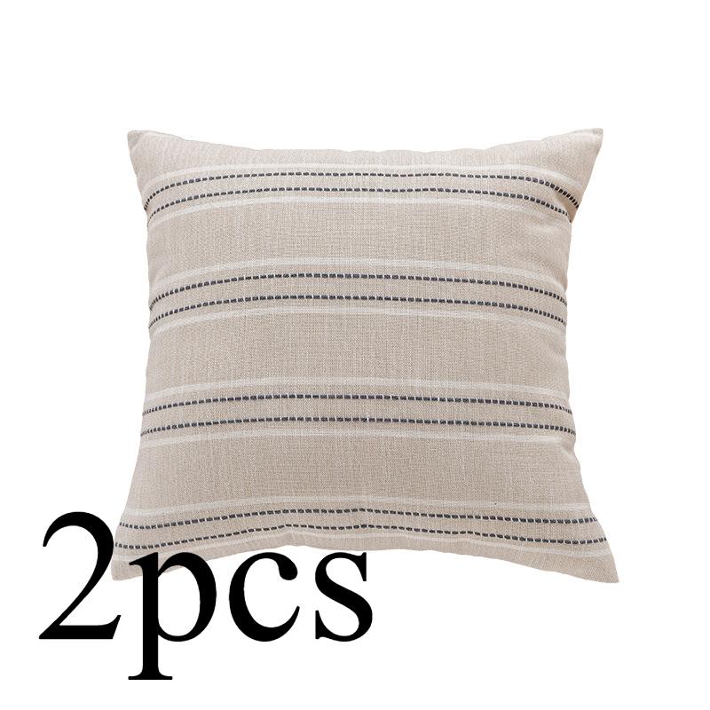 Набор из 2 наволочек в стиле бохо 18x18, нейтральная наволочка для дивана, современные акцентные наволочки в фермерском стиле для дивана-кровати в гостиной
