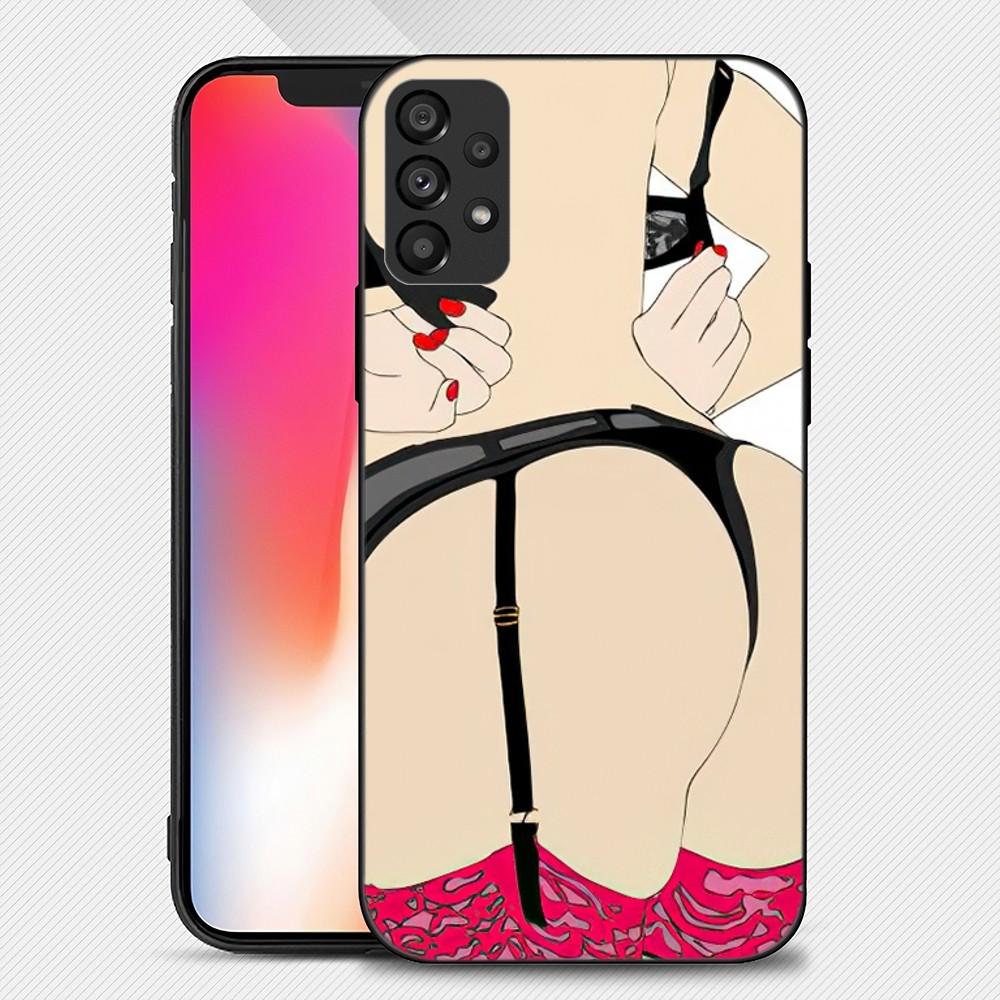 Роскошный сексуальный чехол для телефона Gir для Samsung Galaxy S22 S23 Ultra S21 S20 FE Plus Note 20, мягкий чехол