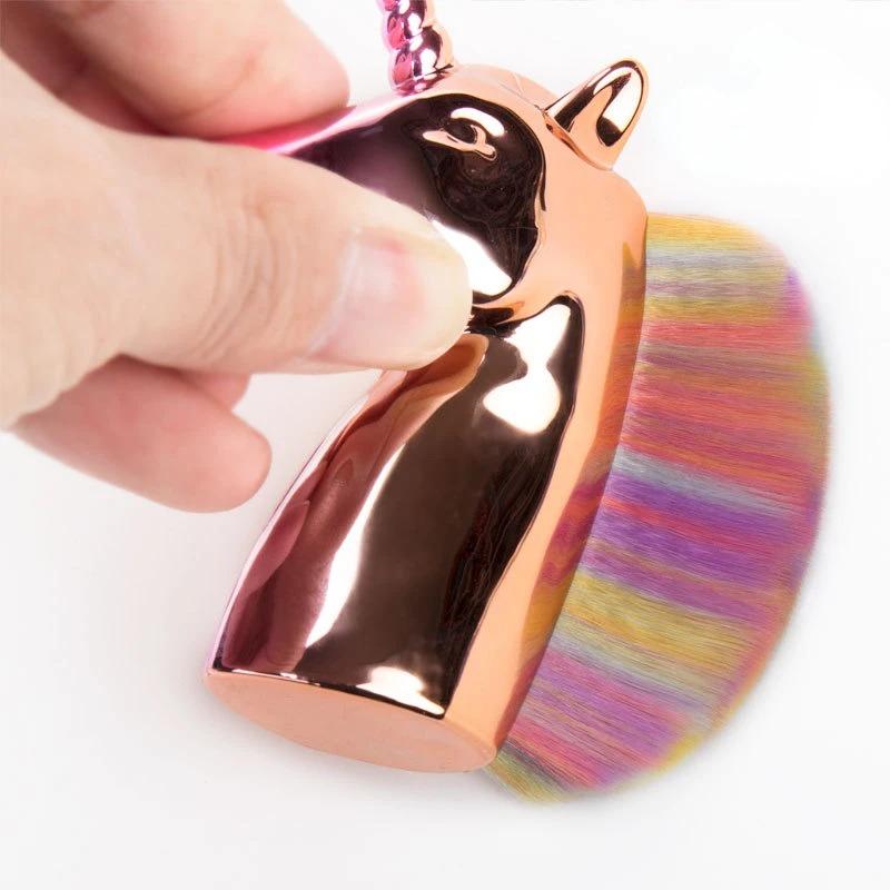 Powder Brush Professional Blush Makeup Brushes Large Cosmetic Face Cont Cosmetic Face Cont Brocha Colorful Make Up Tools