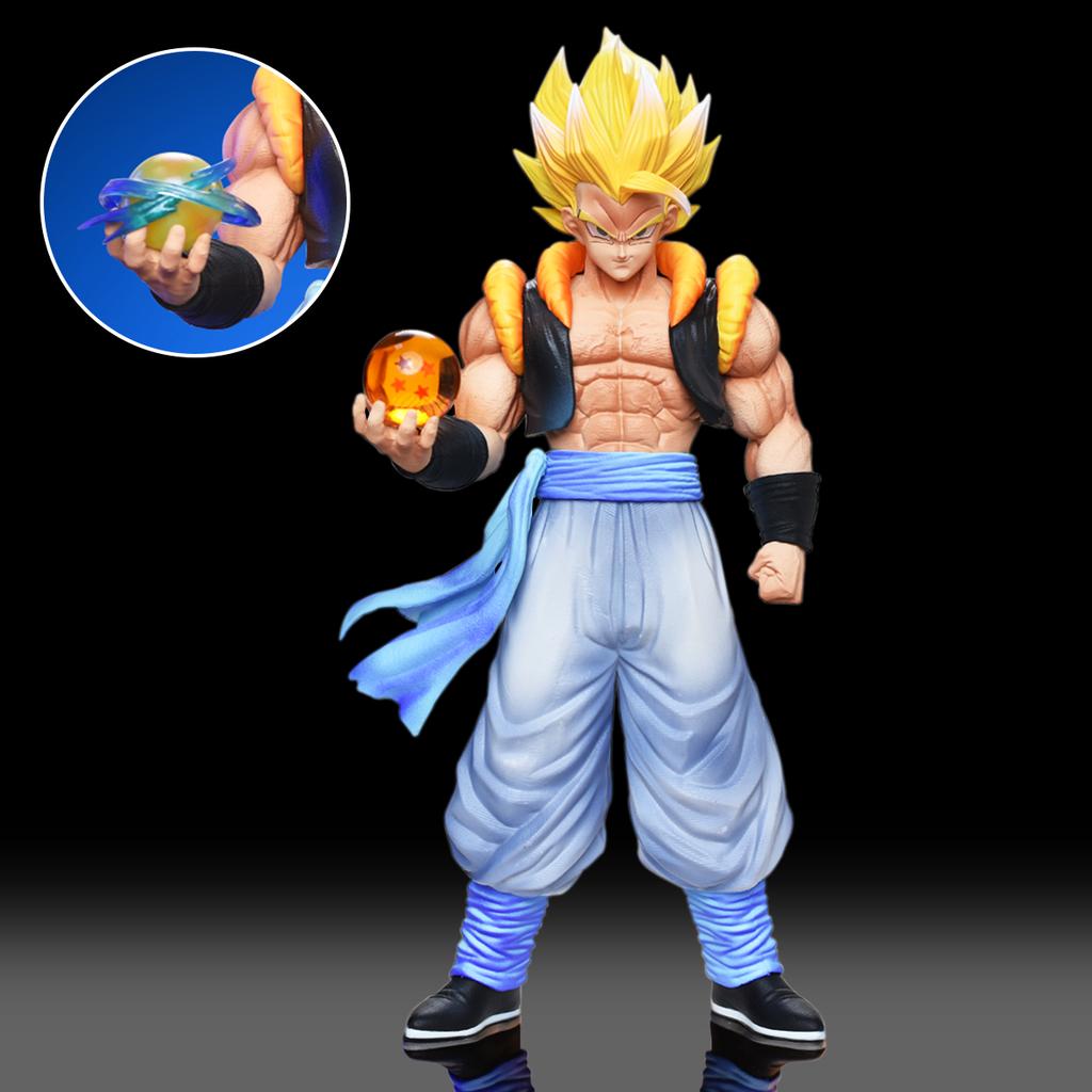 29.5cm/11.41in Anime Dragon Ball Z Gogeta Figure DBZ Gogeta Action Figure Statue Collectible Model Toy Gift
