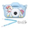 Kids Camera Cute Dual Lens Auto Focus Photography Video Recording Gaming Music Digital Camera Toy Blue