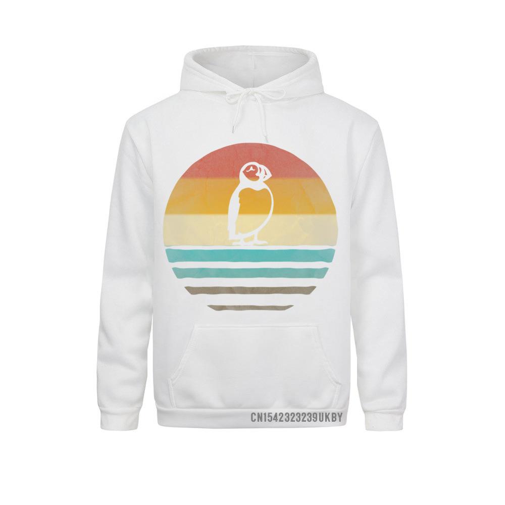 Толстовки с капюшоном в стиле ретро, ​​винтажные толстовки унисекс с закатом, тупиком, птицей, морской птицей, милые, забавные, премиум-класса, толстовки унисекс с длинными рукавами, обычный райф