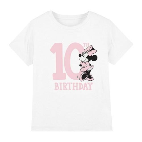 Disney Childrens/Kids Minnie Mouse 10th Birthday T-Shirt