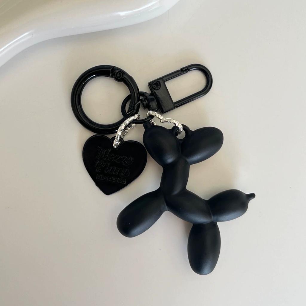 Fashion Keychain Punk Y2K Balloon Dog Keychains for Women Bag Pendant Jewelry Trinket Girl's Car Key Ring Key Chain Accessories