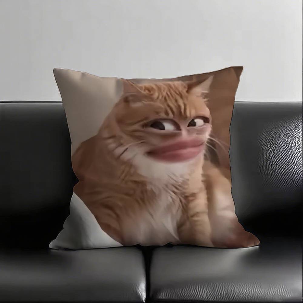 1 шт. CAT MEME 029 Наволочка Квадратная Спальня Диван Досуг Комфортная Подушка Автомобиль Гостиная Украшение для Дома