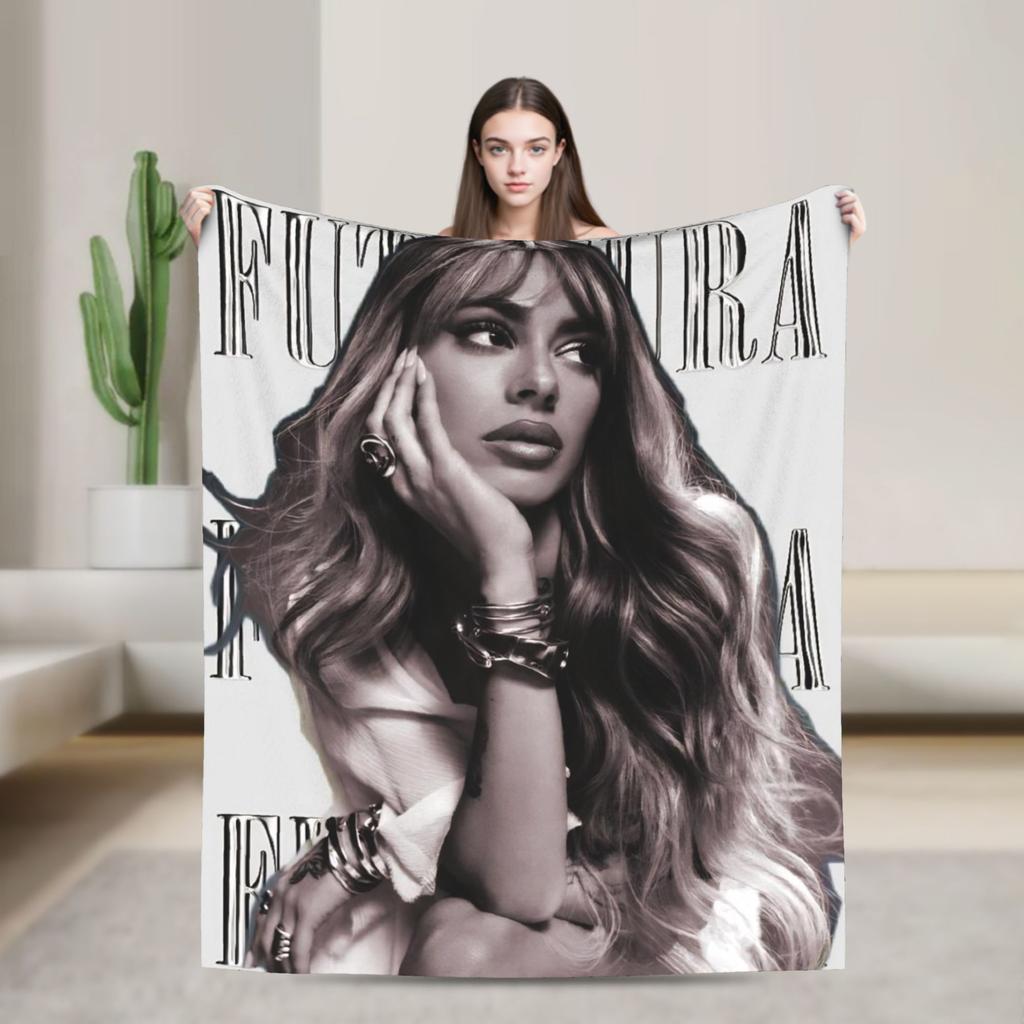 Мягкое одеяло для путешествий, офиса, певицы TINI STOESSEL, альбом Futtura 2025, плед, фланелевое покрывало для спальни, дивана, покрывало для диван-кровати