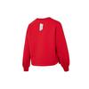 Puma Solid Color Sport Casual Round Neck Short Long Sleeve Sweatshirt Women Tops Red 539590-11