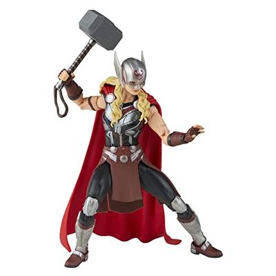 Hasbro Marvel Legends Series Тор: Любовь и гром Могучий Тор F1060 Оригинальный 6-дюймовый (15см) Фигурка с 4 аксессуарами и деталью для сборки фигурки