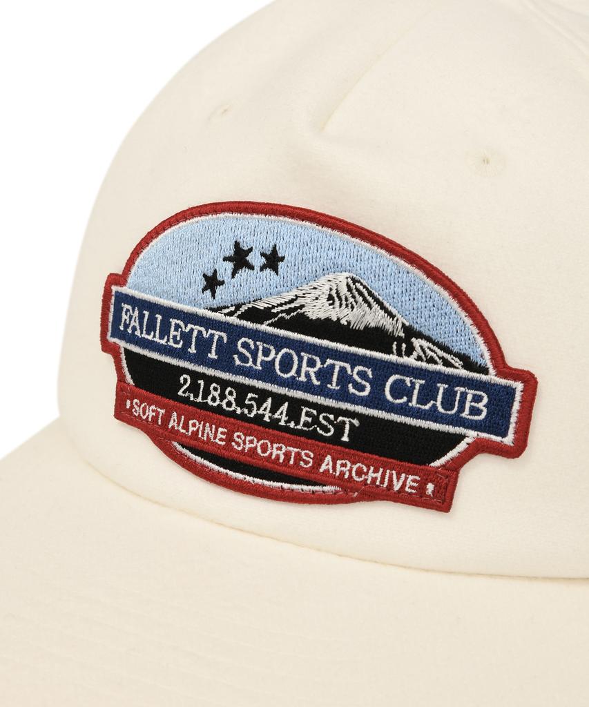 Кепка-восьмиклинка FALLETT Sports Club Шерстяная Цвет: Слоновая кость