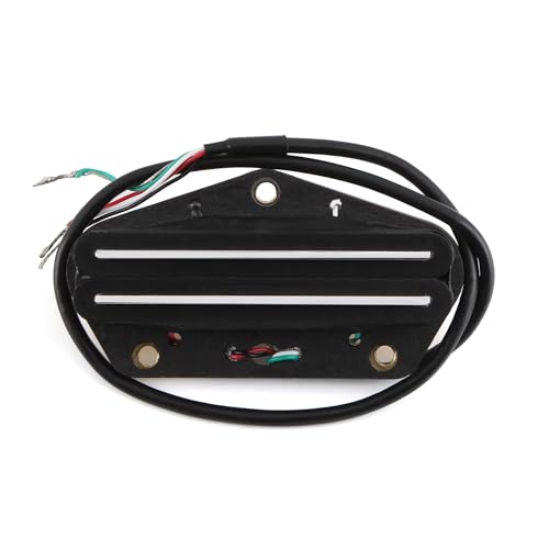 FLEOR Alnico 5 звукосниматель для Tele, Humbucker Hot Rail для бриджа, 12-13K, Подходит для деталей гитары Fender Tele