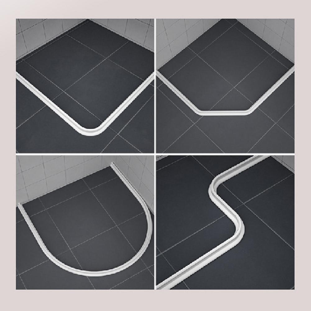 Самоклеящаяся водонепроницаемая пробка для ванной комнаты высотой 30 мм, силиконовая защита от затопления для сухого и влажного разделения