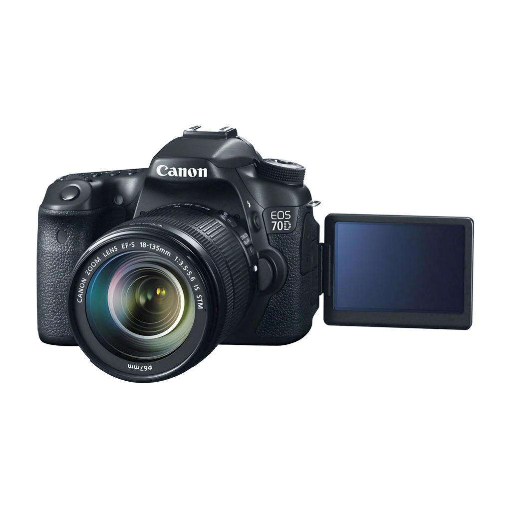 Canon Зеркальная камера EOS 70D + зум-объектив EF-S 18-135mm f/3.5-5.6 IS STM