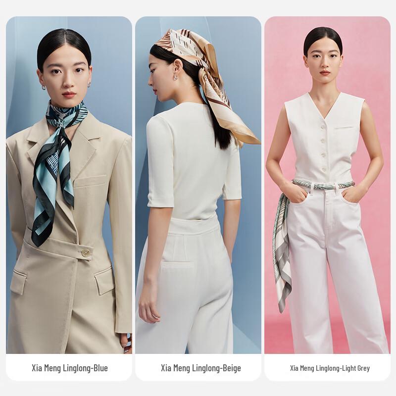 WENSLI Женский большой квадратный шарф из 100% шелка тутового дерева