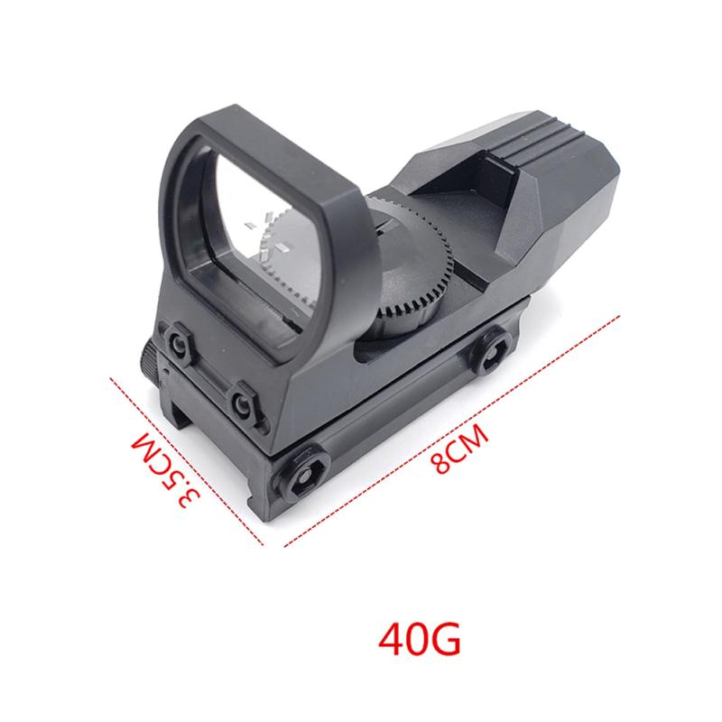 20 мм оптическая голографическая точка зеленый прицел сетка тактический прицел коллиматор открытый инструмент