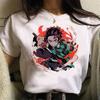 Demon Slayer Kimetsu No Yaiba T Shirt Women Manga Funny Y2K T Shirt Girl Funny Clothing Aesthetic Clothes