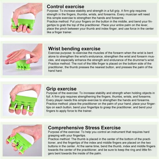 Тренажер силы захвата, инструменты для реабилитации травмированных пальцев, портативный тренажер для укрепления рук, портативные спортсмены, музыканты, руки