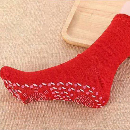 1 пара носков с подогревом, самонагревающиеся, снимающие усталость, легкие турмалиновые удобные дышащие массажные носки