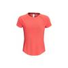 Solid Color Round Neck Running Short Sleeve Raglan T-Shirt Women Tops Venom-Red 1371145-690