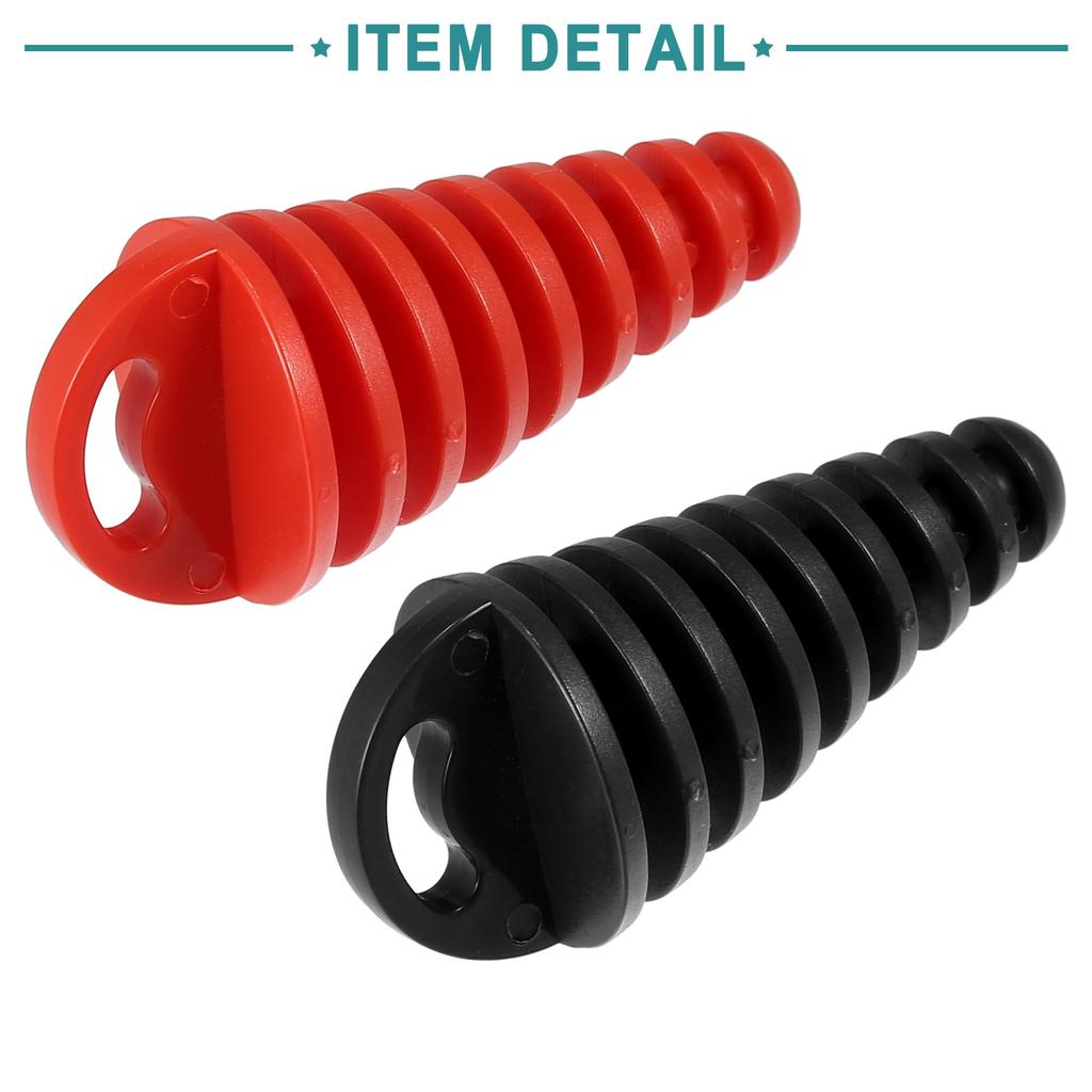 ACROPIX 15-38mm Exhaust Pipe Plug Muffler Exhaust Wash Plug - Set of 2