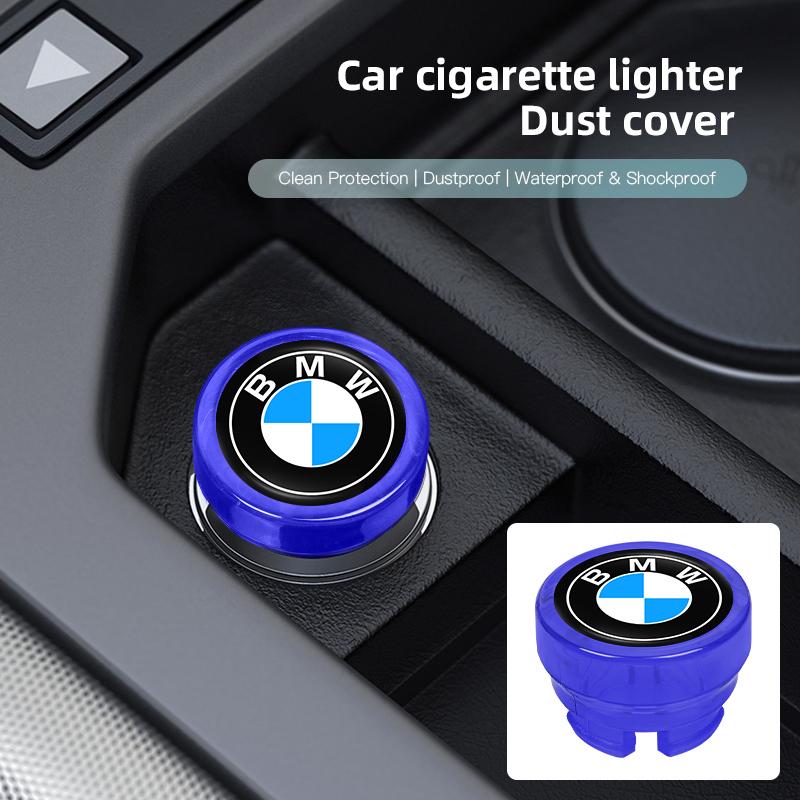 Декоративная крышка прикуривателя для BMW - Пластиковая, пылезащитная, с логотипами