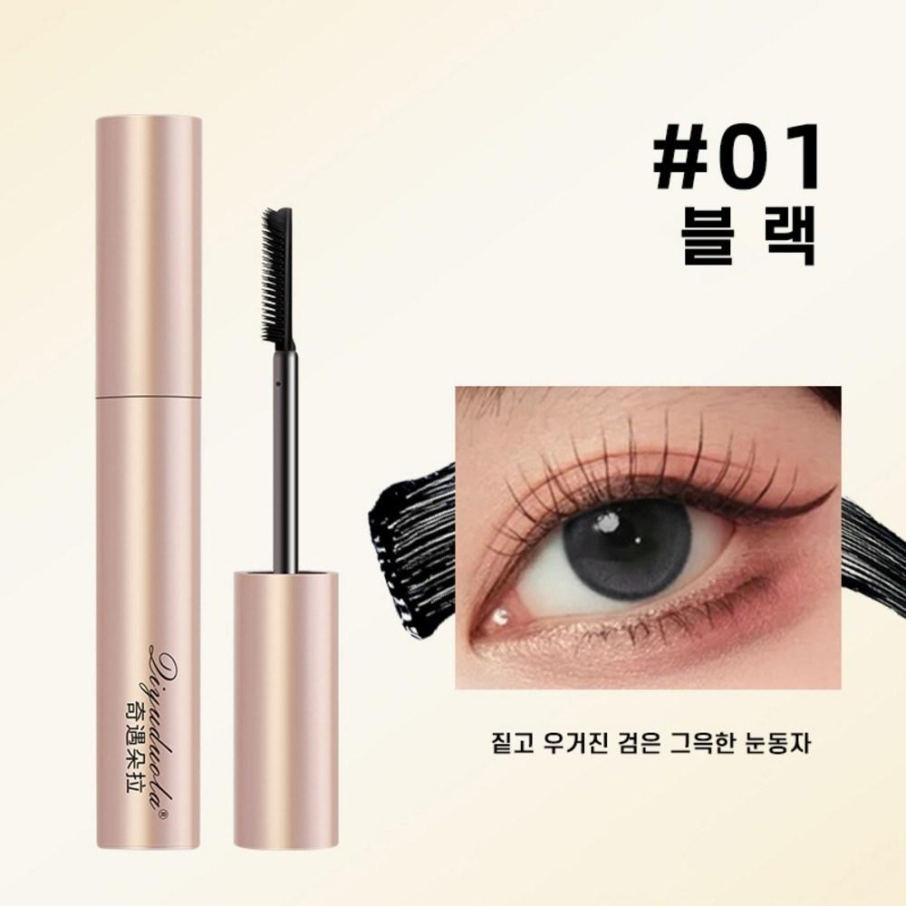 1+1 10 Second Long & Curl Mascara Водостойкая тушь для ресниц с эффектом объема и подкручивания, стойкая к истиранию, не размазывается, устойчивая к поту упаковка, черная, 1 шт.