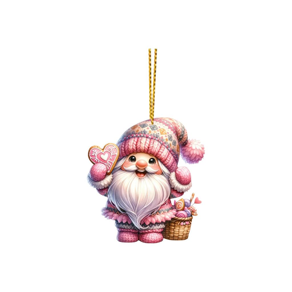 Рождественские украшения, акриловые подвесные украшения для рождественской елки, подвеска для рюкзака, подарок для детей