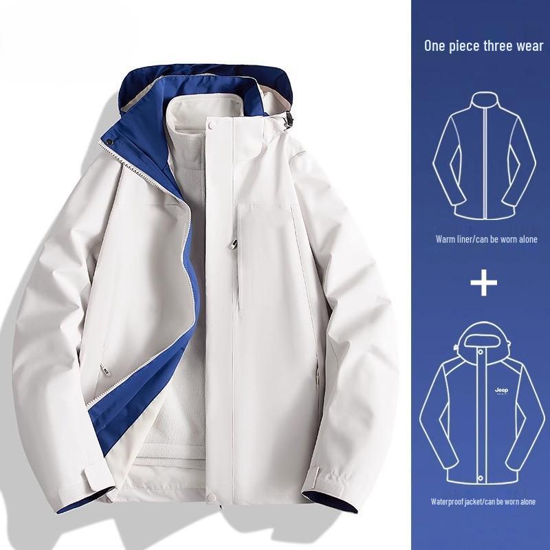 Camel Outdoor Женская водонепроницаемая пуховая парка 3-в-1 для зимнего туризма и альпинизма