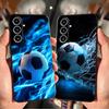 Футбольный Чехол Funda для Телефона Samsung Galaxy S26 S25 S24 Plus S10 S9 Note 20 8 9 10 S21 FE S20 Ultra S26 S23