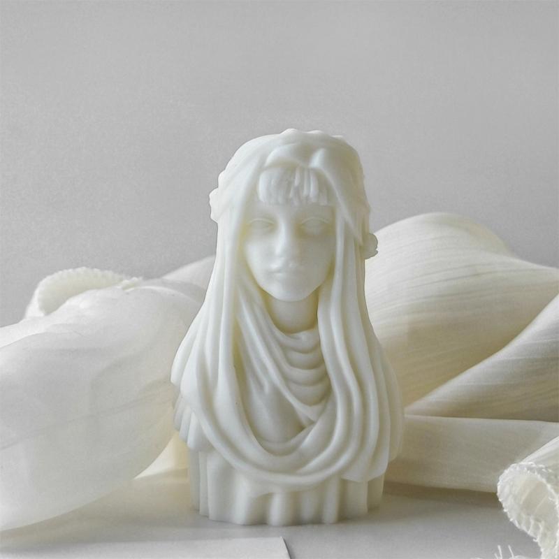 Гибкая Прочная Силиконовая Форма Домашний Аксессуар Портативная для Фигурки Богини Гипсовое Искусство Легко Моющаяся Захват Деталей