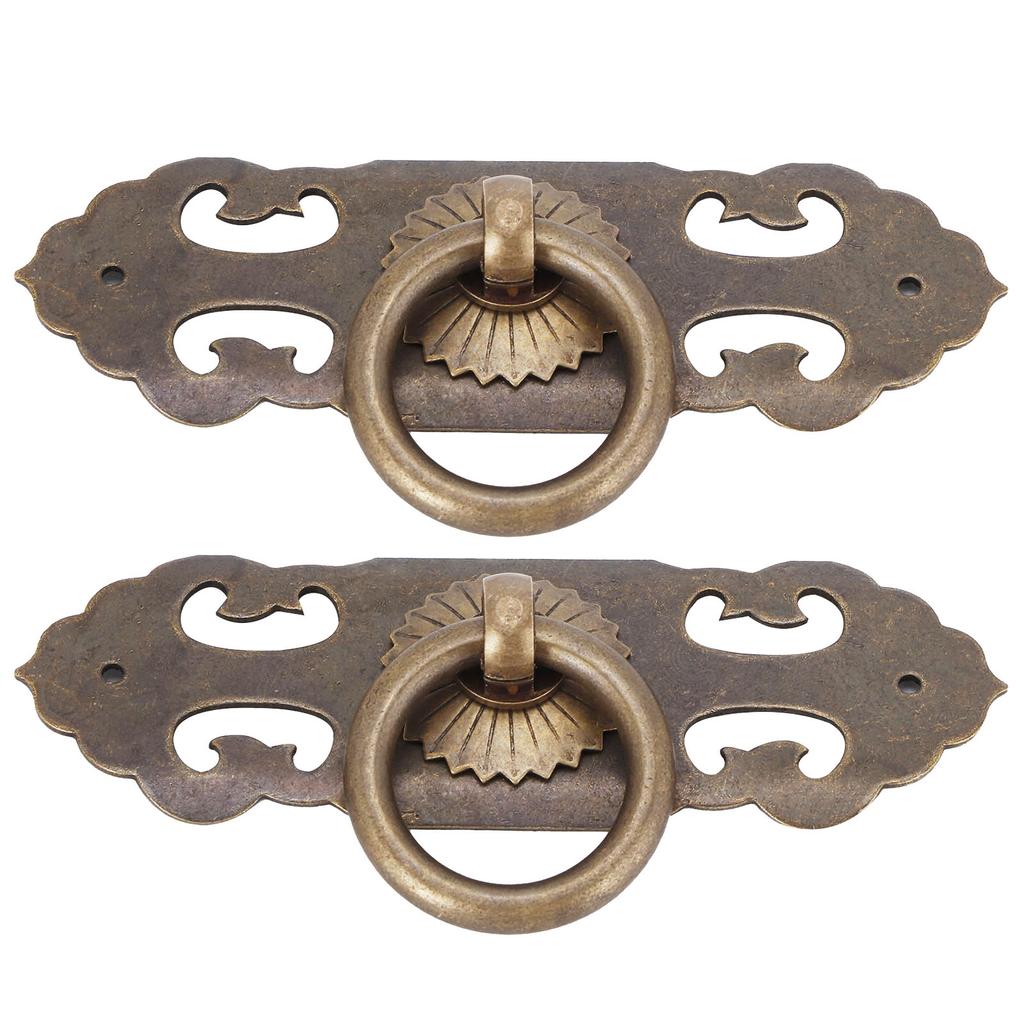 2 комплекта 90 мм горизонтальная ручка для ящика медная антикварная полая ручка для шкафа детали мебели