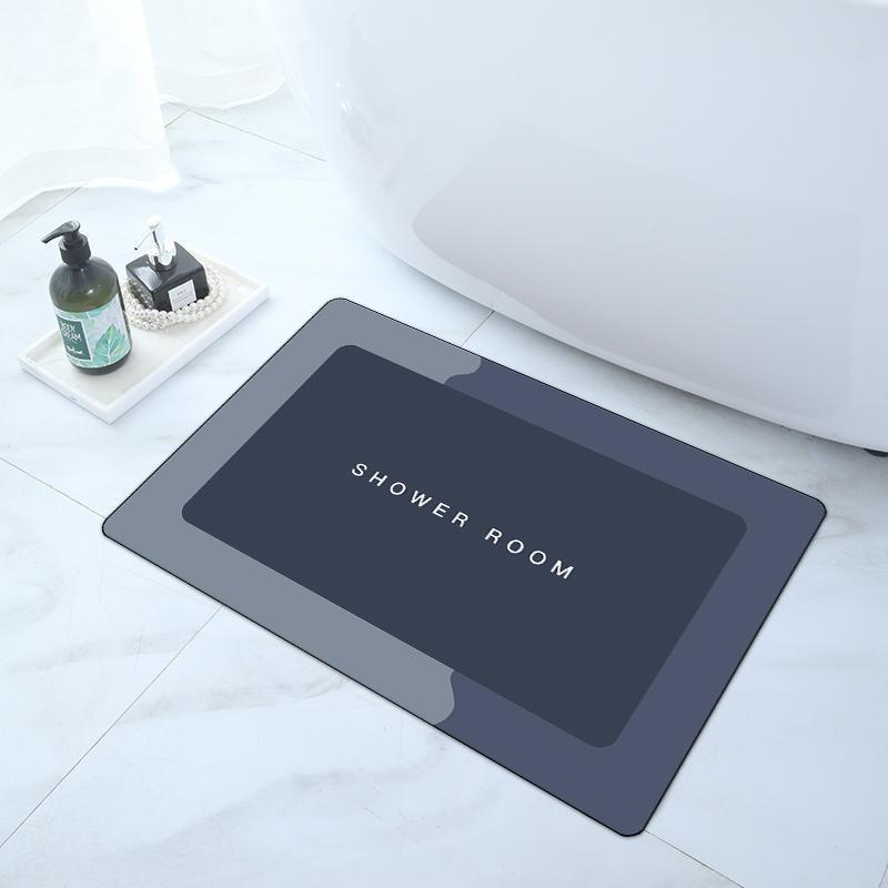 Супер впитывающий напольный коврик, противоскользящий, 30 цветов, быстросохнущий коврик для ванной комнаты, напольный ковер, легко чистящийся домашний маслостойкий кухонный коврик