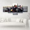 5Pcs Rustic F1 Racing Car House Paitings Sports Car Canvas Paintings Wall Art Poster Home Decor 5 Panel Modern Abstract Pictures