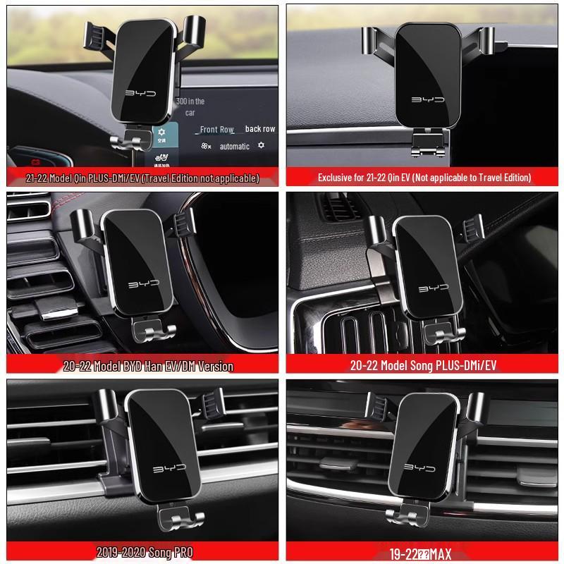 BYD Dolphin Qin Han EV Tang DMI Song Yuan PRO Car Phone Holder E5 Accessories