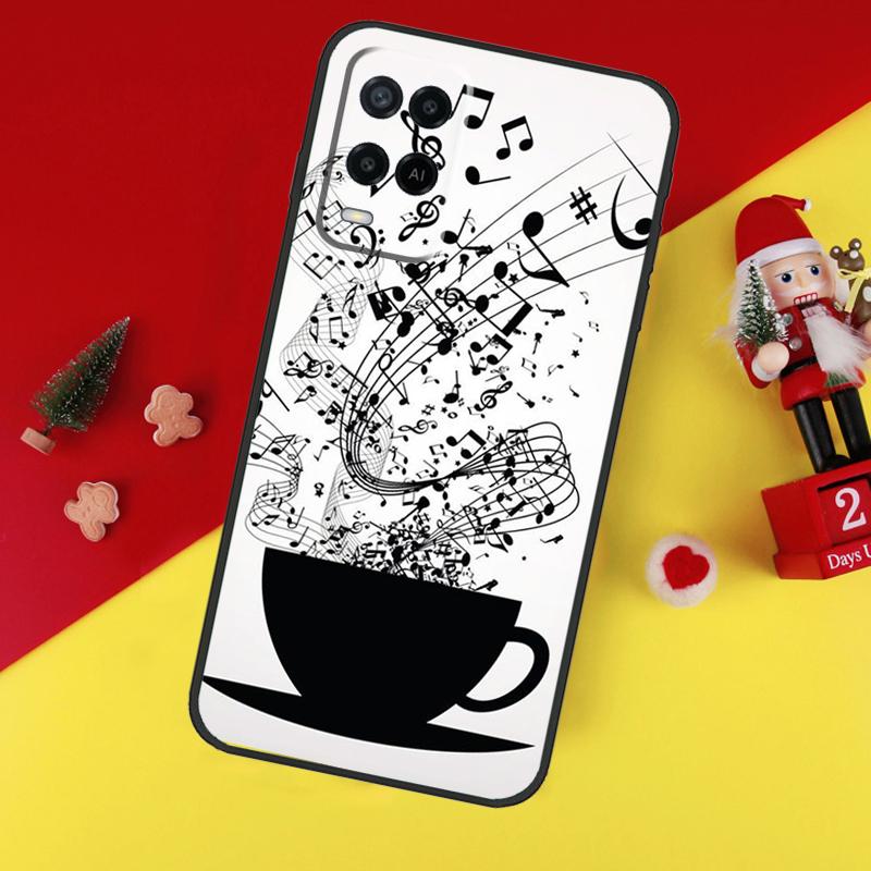 Musical Music Note Case For Oppo A5 A6 Pro A15 A57 A17 A54 A74 A94 A76 A16 A96 A40 A60 A80 A18 A38 A58 A78 A98