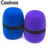 1pcs Flat Multi Color Foam Wireless Wired Microphone Sponge Cover Soft Foam Microphone Foam Windscreen for Shure Microphone