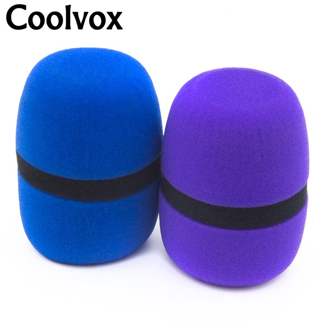 1pcs Flat Multi Color Foam Wireless Wired Microphone Sponge Cover Soft Foam Microphone Foam Windscreen for Shure Microphone