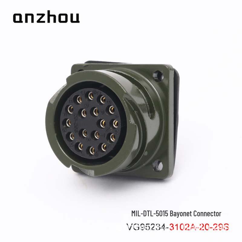 17-Pin Bayonet Aviation Plug VG95234-20-29S US Military Standard Connector CA06COME-20-29P