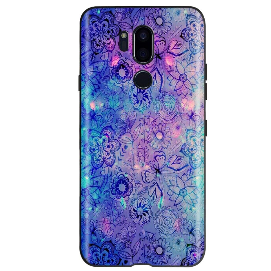 Для LG G7 ThinQ Чехол G710 LM-G710 Милый Кот Бабочка Ударопрочный Мягкий Силиконовый Чехол для Телефона Для LG G7 ThinQ Задняя Крышка 6.53'' Coque