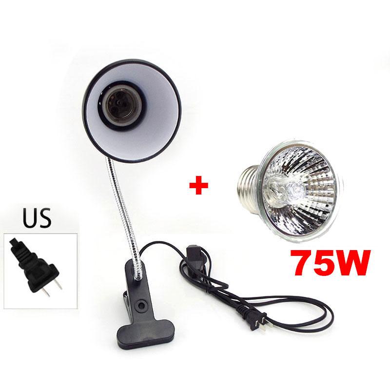 E27 UVA + UVB 220 В для рептилий, нагревательная лампа, держатель для палубы, черепаха, греющаяся лампа, черепаха, зажим для света, термометр, гигрометр, ящерица