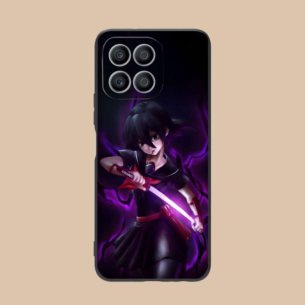 Матовый чехол из ТПУ Akame Kurome для мобильного телефона Honor 90 80 70 60 50 30 20 10 9 8 7 Pro S SE Lite 5G, цветная печать