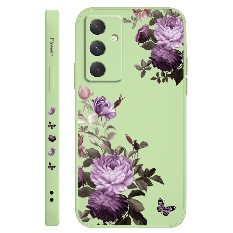 Чехол для телефона с цветами пионов для Samsung Galaxy A17 A56 A55 A35 A25 A15 A16 A06 A05 A05S A54 A34 A24 A14 A04 A04S A04E 4G 5G