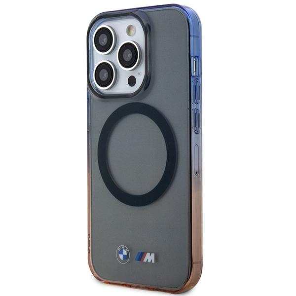 Etui do iPhone 14 Pro BMW Gradient Bumper MagSafe Szare