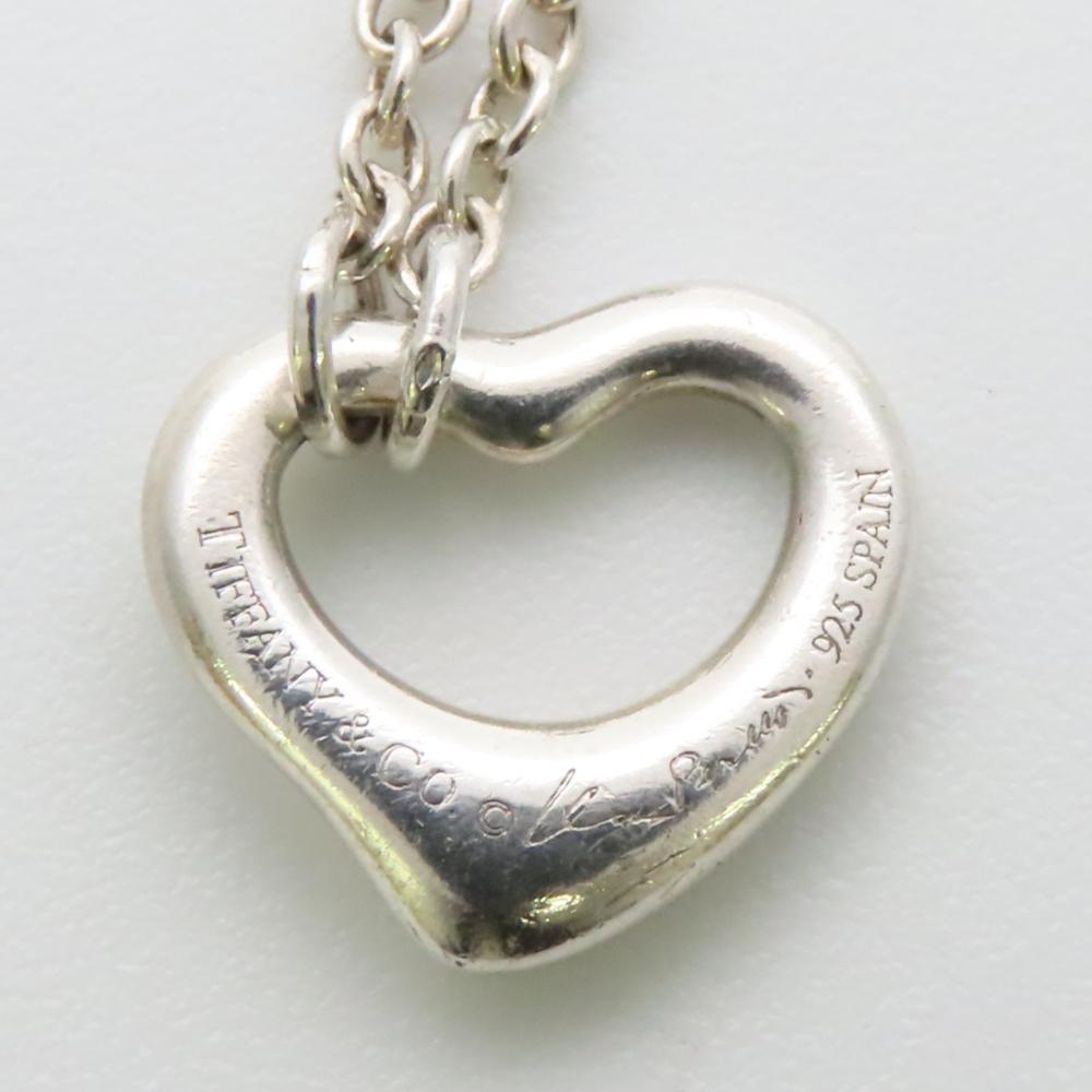 Used TIFFANY&Co. bracelet Open heart Silver925 4.4g Silver El Saperetti