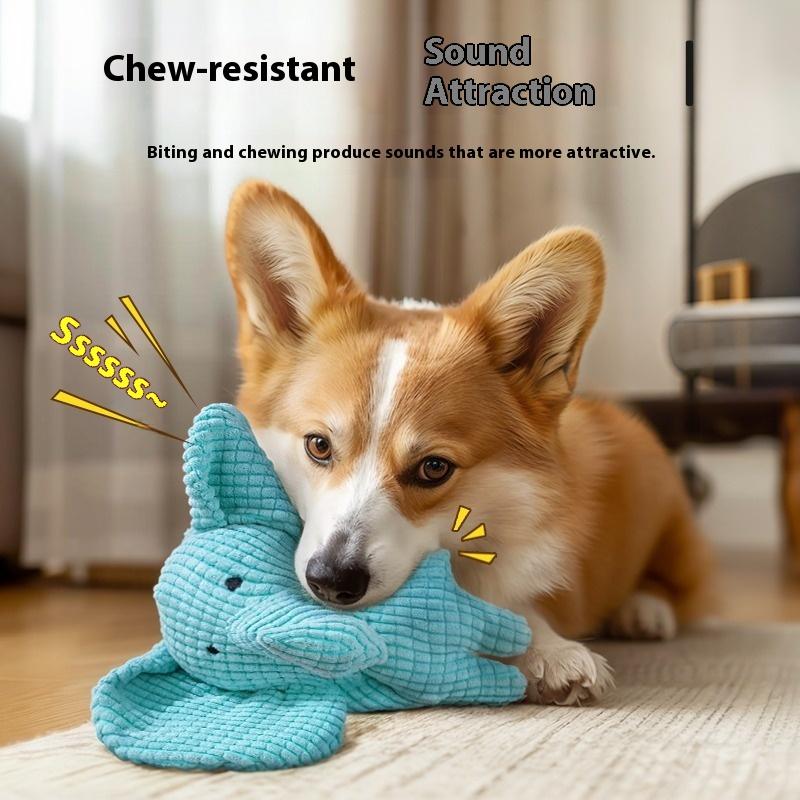 Dog Toy Grinding Teeth Resistant Puppy Dog Plush Sound Self-Hi Boredom Relief Artifact Puppy Pet Sound Toy